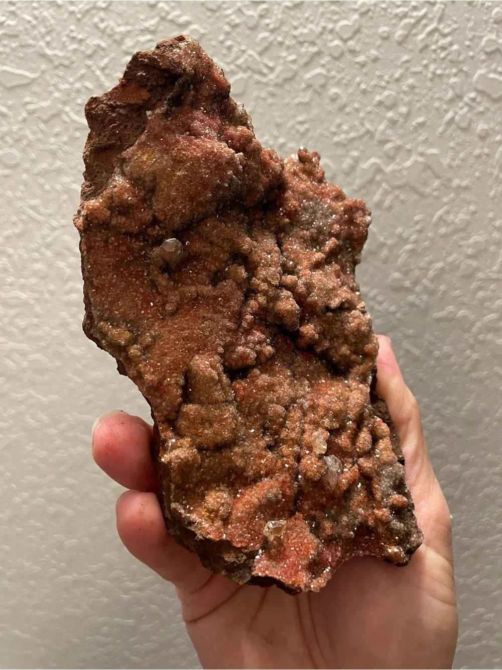 Stunning glitter bomb. Diamond calcite from Mexico. Crystal cluster.